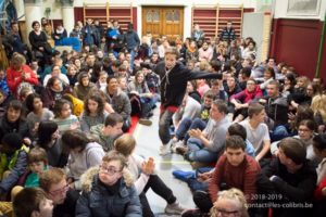 Une photo de la remise de prix de la course interclasse 2018