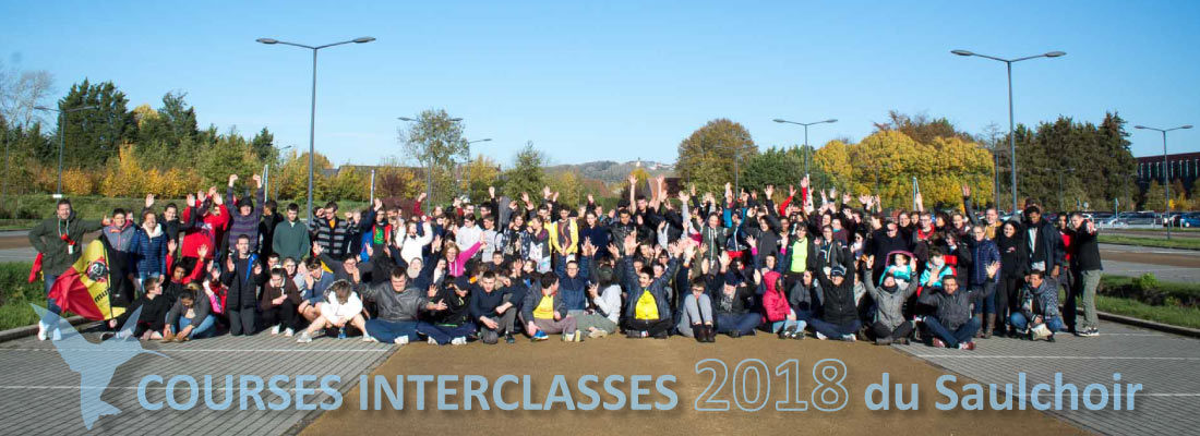 Une photo de la remise de prix de la course interclasse 2018