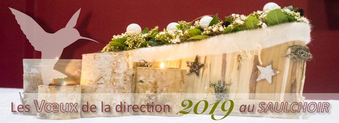 Les Vœux 2019 de la Direction pour l'ensemble des membres du personnel