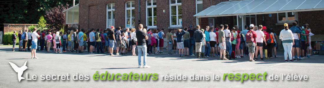 Les éducateurs de l'école spécialisée "Les Colibris"