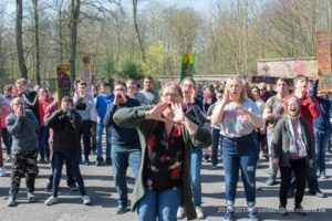 Une photo de la flash mob de la journée de la citoyenneté 2019 du Saulchoir