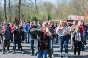 Une photo de la flash mob de la journée de la citoyenneté 2019 du Saulchoir