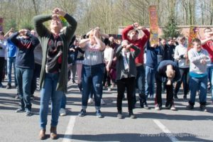 Une photo de la flash mob de la journée de la citoyenneté 2019 du Saulchoir