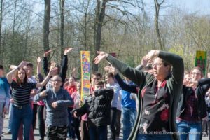 Une photo de la flash mob de la journée de la citoyenneté 2019 du Saulchoir