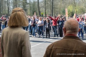 Une photo de la flash mob de la journée de la citoyenneté 2019 du Saulchoir