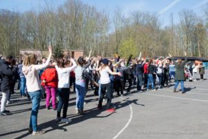 Une photo de la flash mob de la journée de la citoyenneté 2019 du Saulchoir