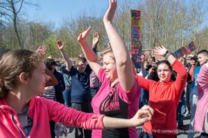 Une photo de la flash mob de la journée de la citoyenneté 2019 du Saulchoir