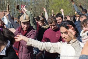 Une photo de la flash mob de la journée de la citoyenneté 2019 du Saulchoir