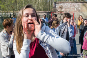 Une photo de la flash mob de la journée de la citoyenneté 2019 du Saulchoir