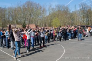 Une photo de la flash mob de la journée de la citoyenneté 2019 du Saulchoir