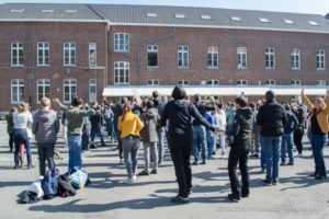 Une photo de la flash mob de la journée de la citoyenneté 2019 du Saulchoir