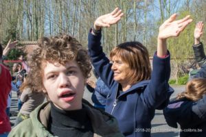 Une photo de la flash mob de la journée de la citoyenneté 2019 du Saulchoir