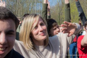 Une photo de la flash mob de la journée de la citoyenneté 2019 du Saulchoir