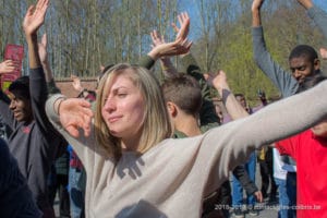 Une photo de la flash mob de la journée de la citoyenneté 2019 du Saulchoir