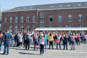 Une photo de la flash mob de la journée de la citoyenneté 2019 du Saulchoir