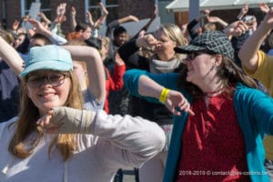 Une photo de la flash mob de la journée de la citoyenneté 2019 du Saulchoir