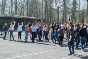 Une photo de la flash mob de la journée de la citoyenneté 2019 du Saulchoir